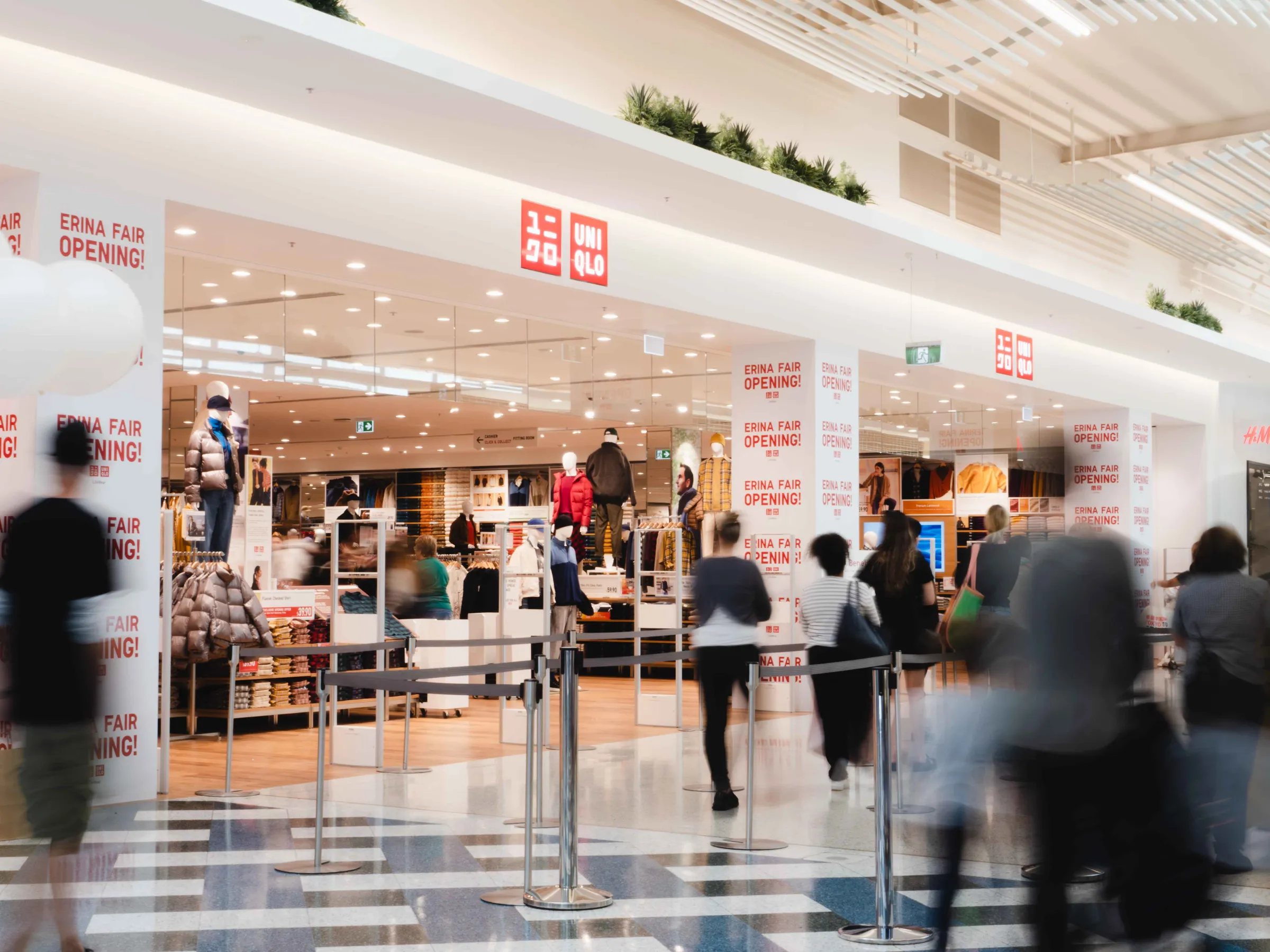 UNIQLO – Erina — fit-out and joinery by VBP Interiors
